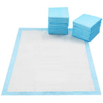 50-pack disposable dog training pads shown folded and unfolded