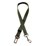PETXIMA army green adjustable pet car seat belt