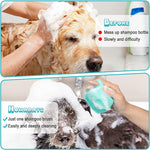 Shampoo bath brush included in the PETXIMA grooming kit for dogs and cats