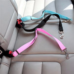 PETXIMA pink pet car seat belt attached for vehicle travel