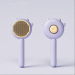 PETXIMA purple cat and dog grooming brush